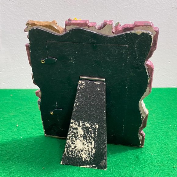 Vintage Floral Picture Frame, Handmade Tabletop, Wall Hanging Photo Frame - Picture 3 of 11